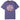 Adorable elegantly designed grape colored t-shirt imprinted with the spiritual words Jesus Saves, with stunning flowers and butterflies. Pictured on a white background.