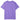 Violet colored t-shirt with no printing on the back. Pictured on a white background.